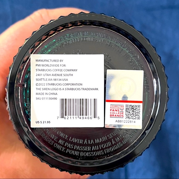 Starbucks San Diego State Studded Iridescent Tumbler SDSU University Red black - Picture 5 of 5